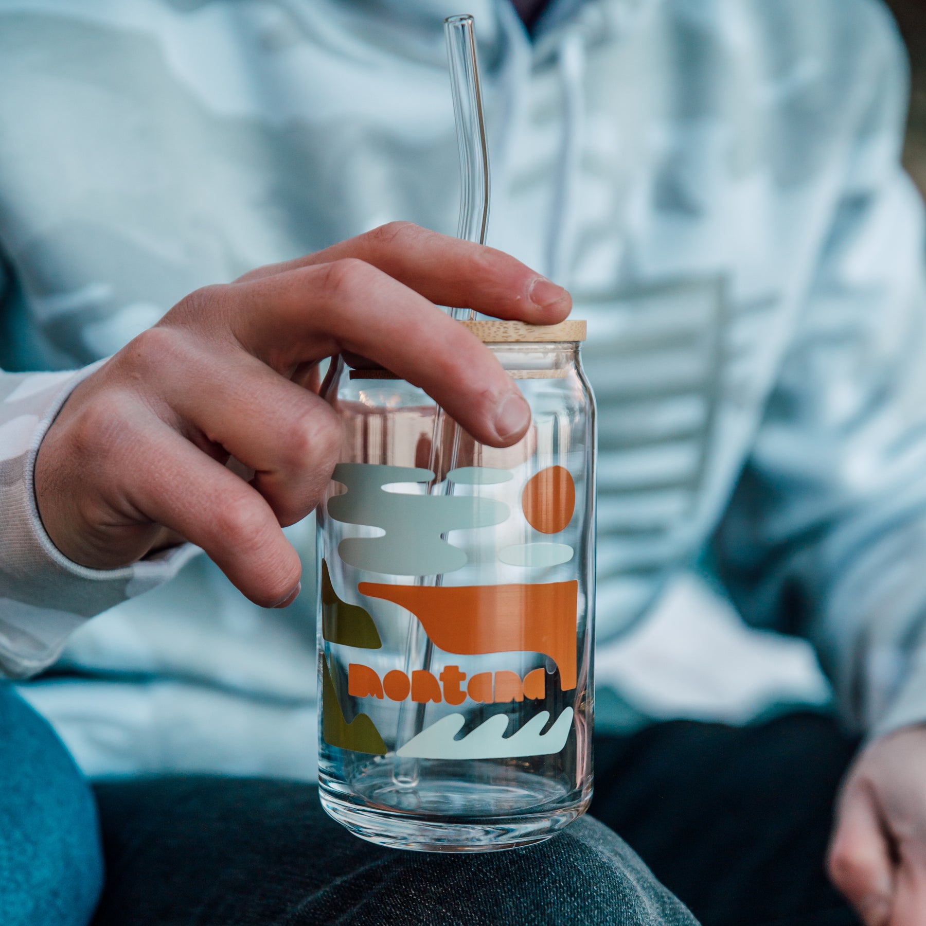 Beer Glass Tumbler - Wildscape MT - MONTANA SHIRT CO.