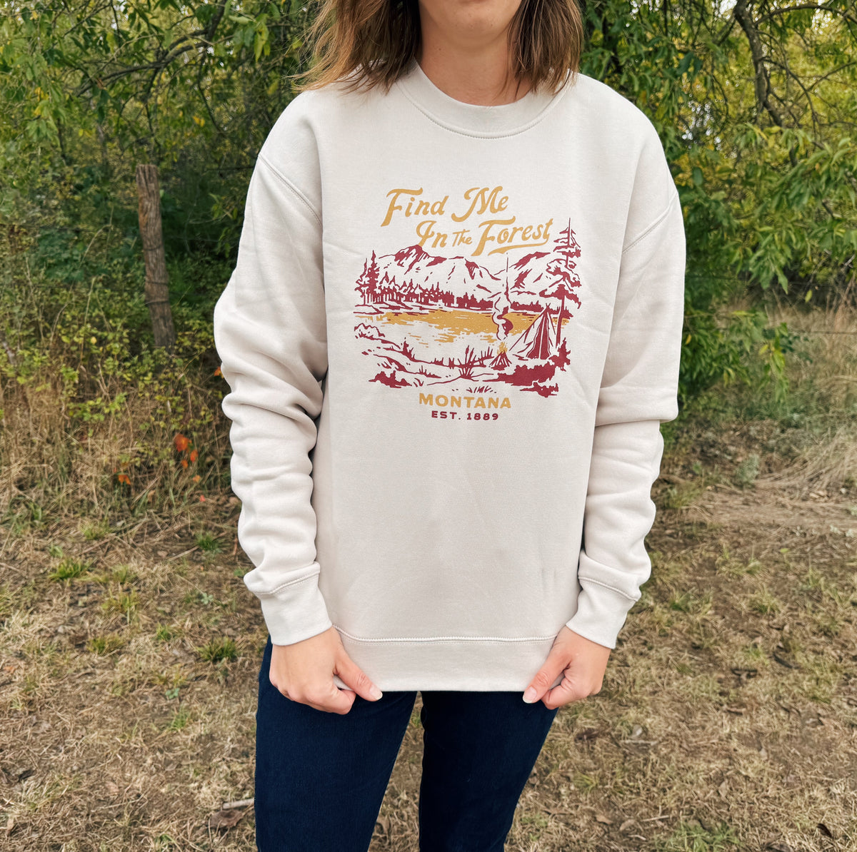 Find Me in the Forest Crewneck Sweater