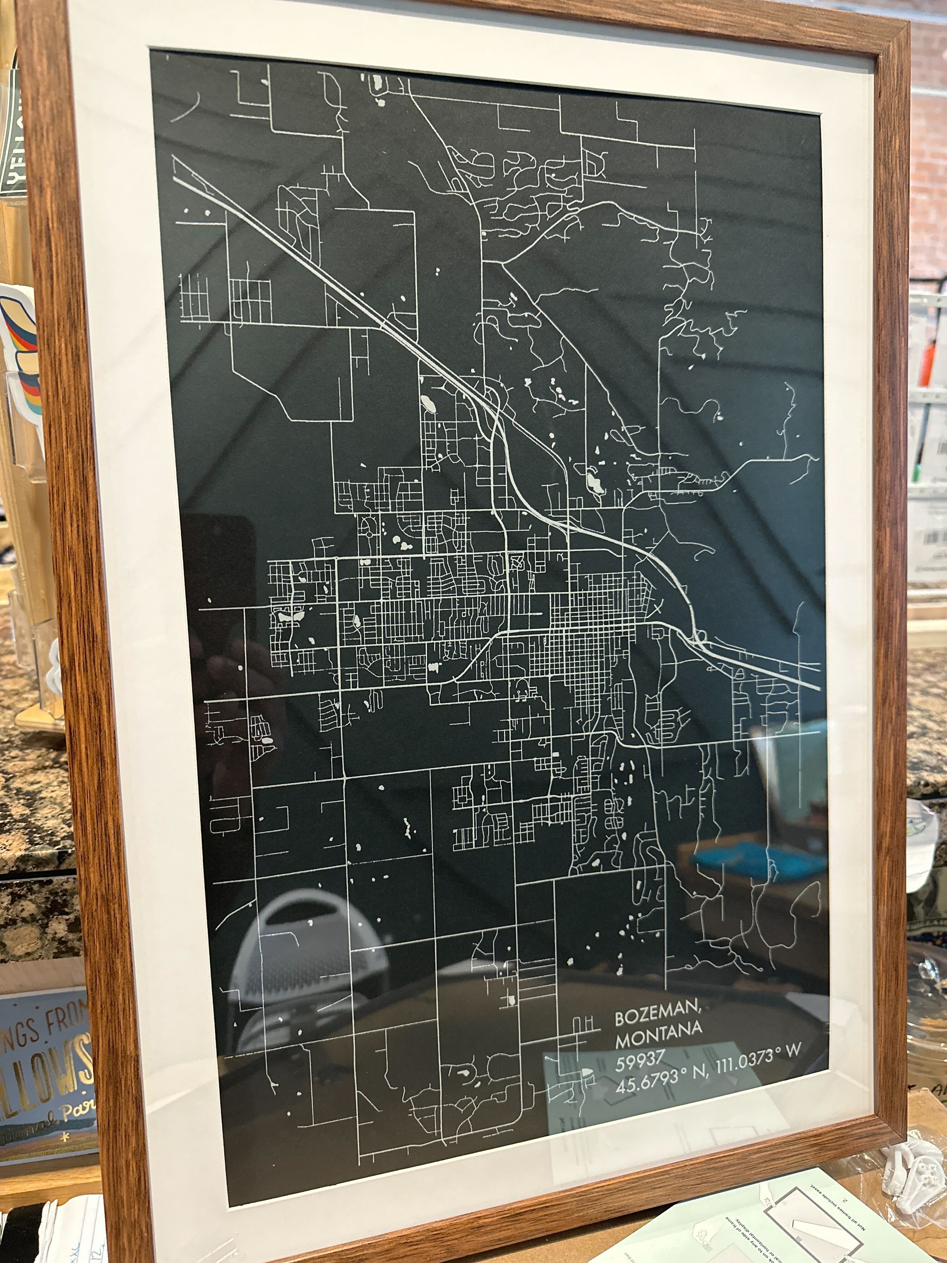 Bozeman Map Poster