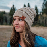 Snowflake Scrunch Beanie - MONTANA SHIRT CO.