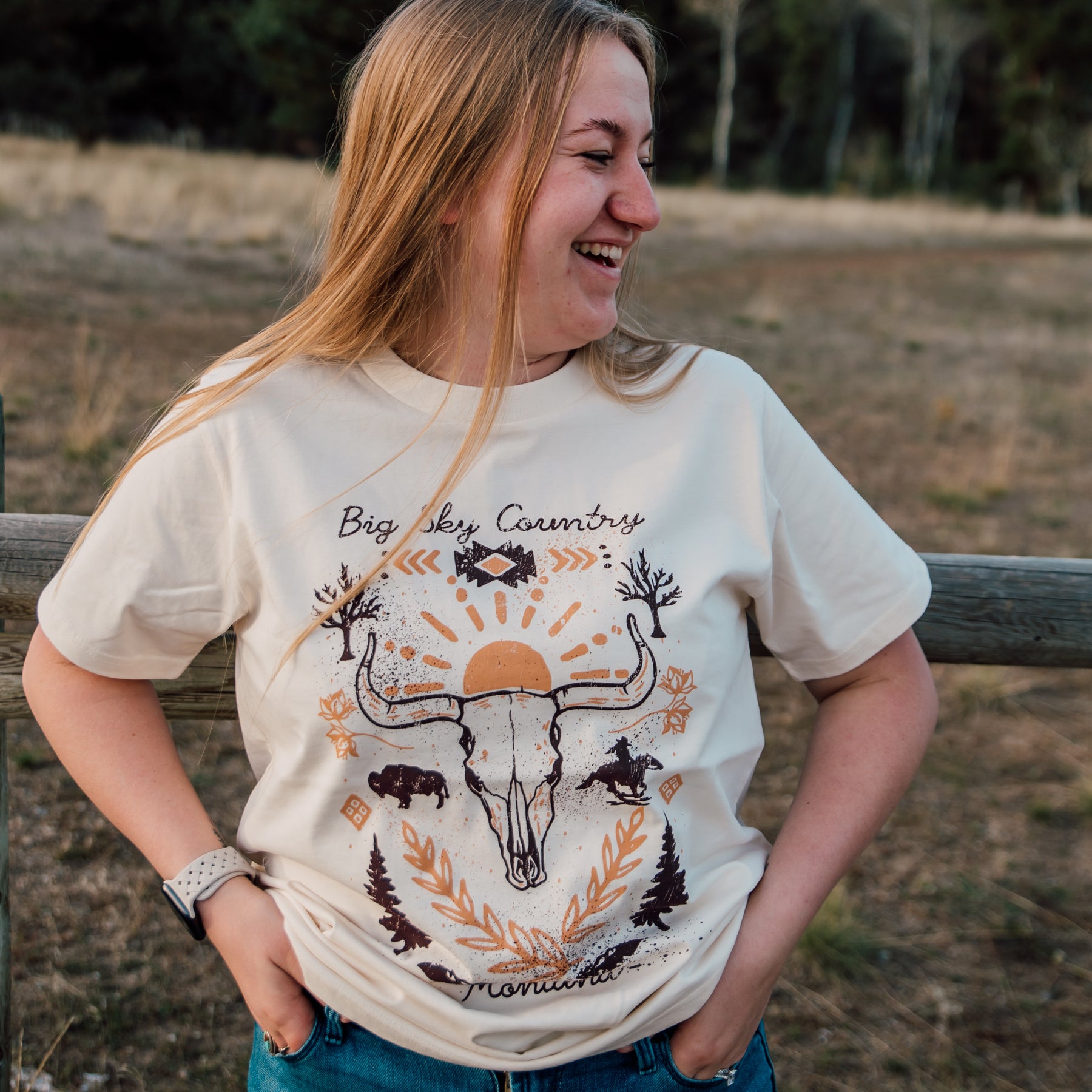 Big Sky Wilderness - Ecru - MONTANA SHIRT CO.