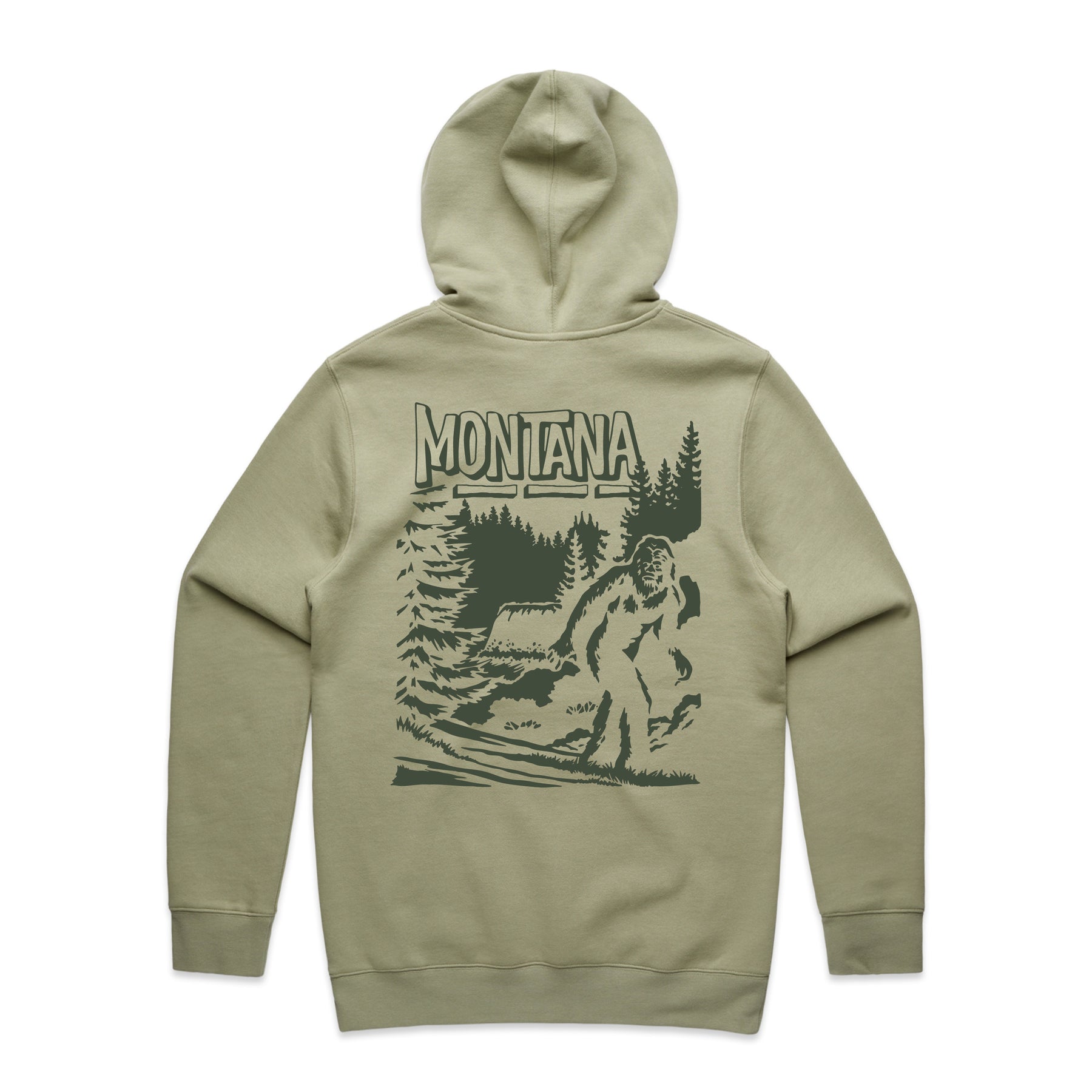 Montana Bigfoot Heavyweight Hoodie - MONTANA SHIRT CO.