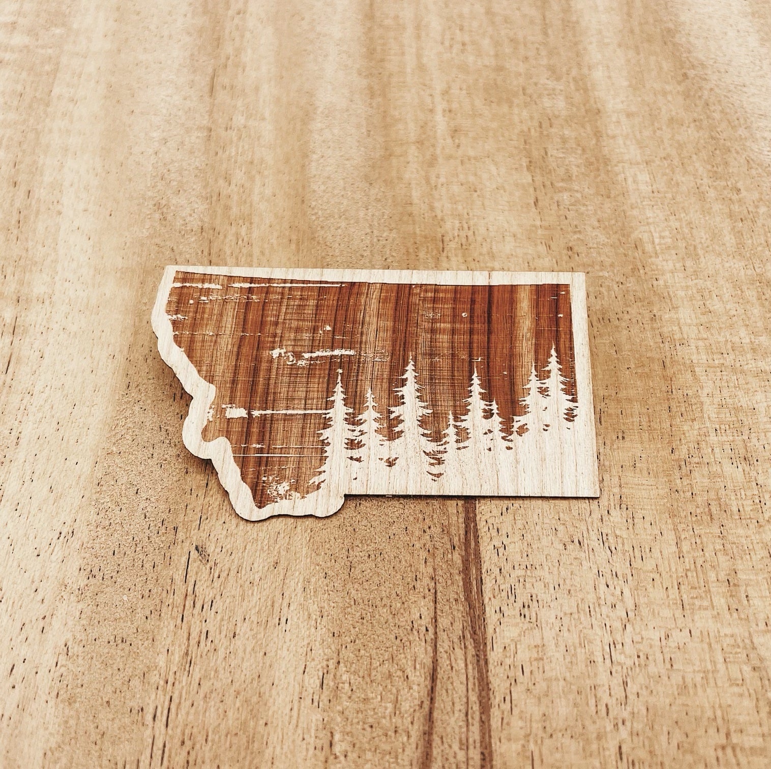 Alpine Forest Wood Sticker - MONTANA SHIRT CO.