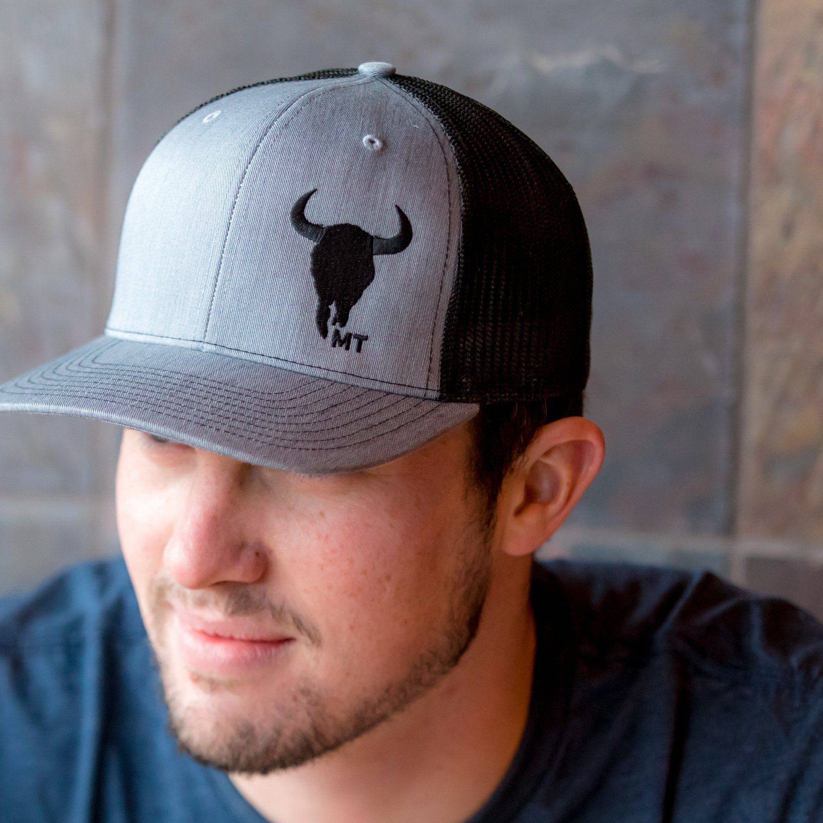 Bison Skull MT Hat - MONTANA SHIRT CO.