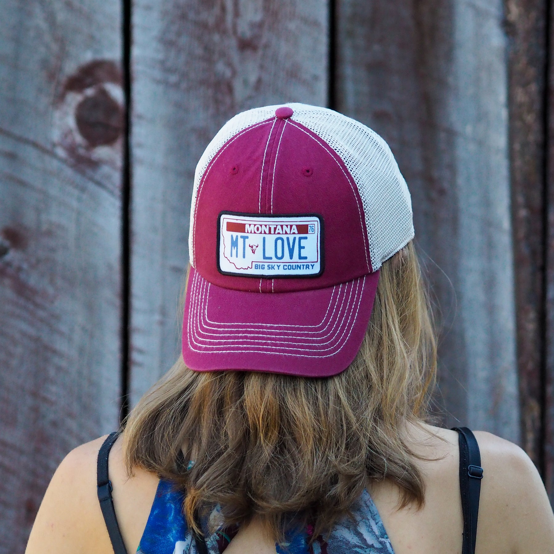 License Plate Love Hat - MONTANA SHIRT CO.