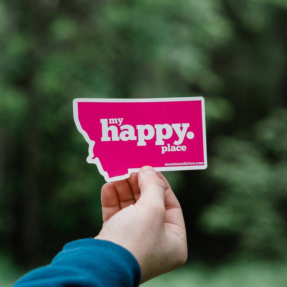 My Happy Place Sticker - MONTANA SHIRT CO.