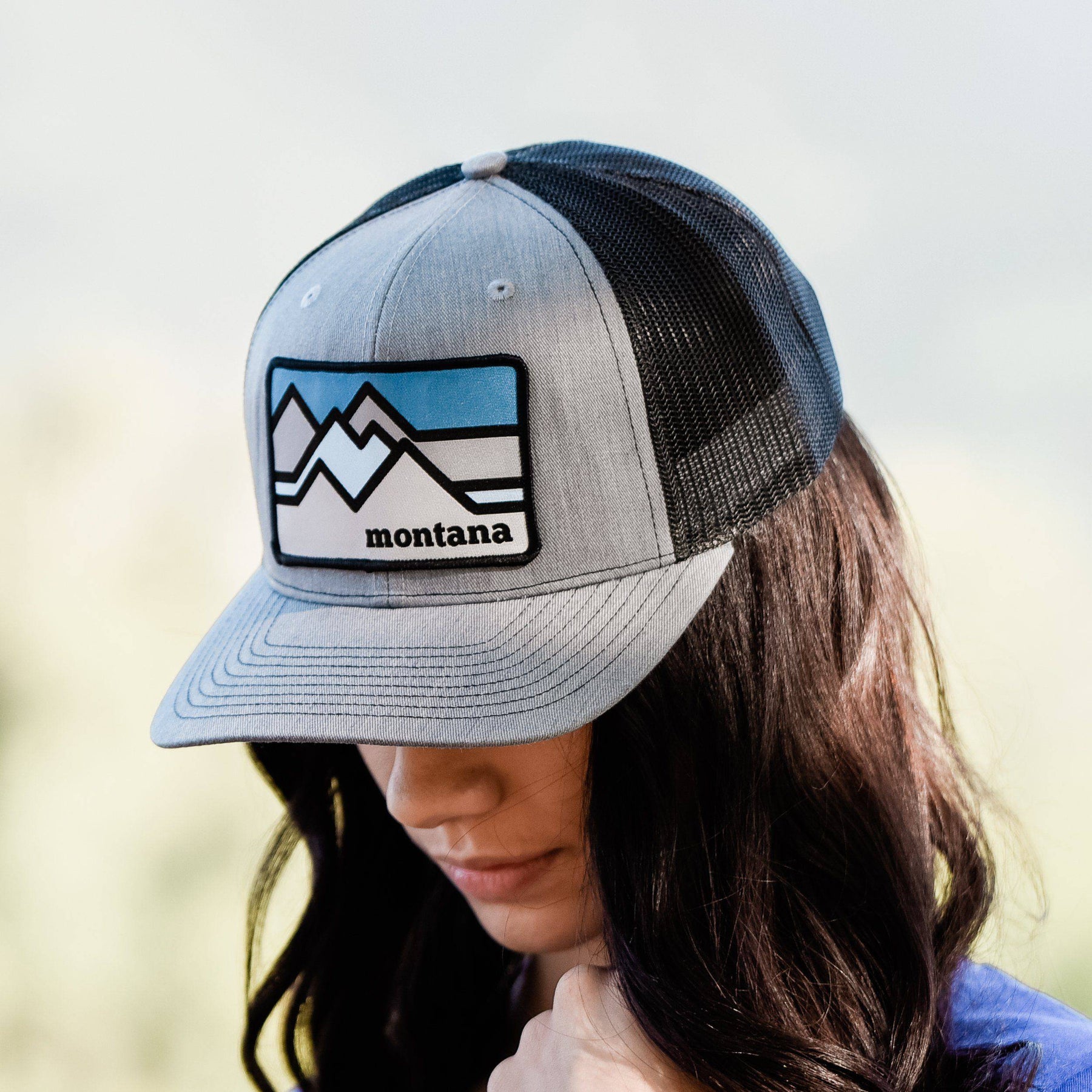 Colorblock Mountains Hat - MONTANA SHIRT CO.