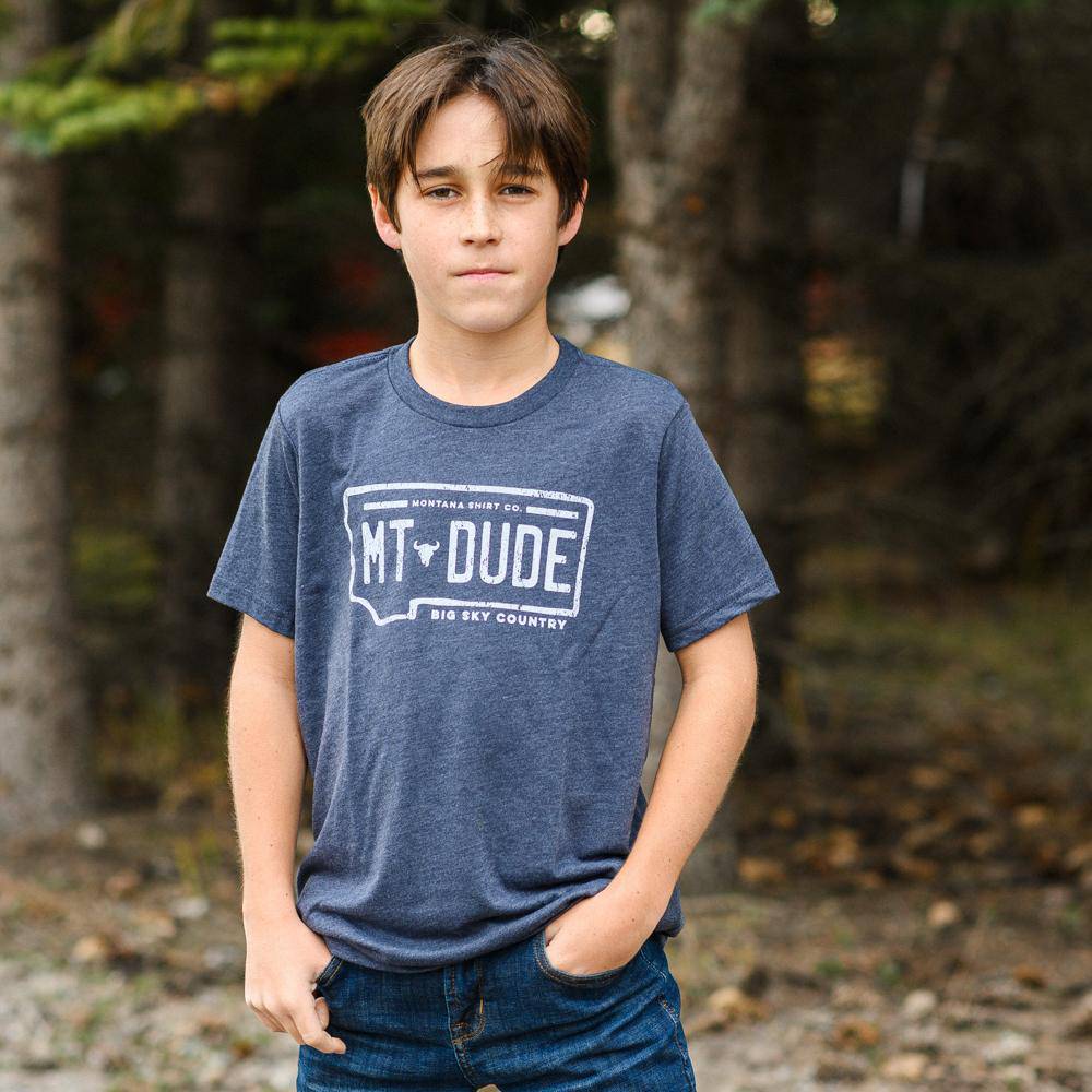 License Plate Dude (kids) - MONTANA SHIRT CO.