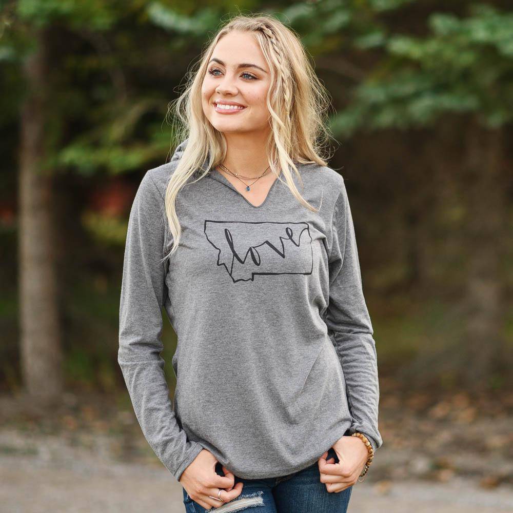 Love Letter Lightweight Hoodie - MONTANA SHIRT CO.