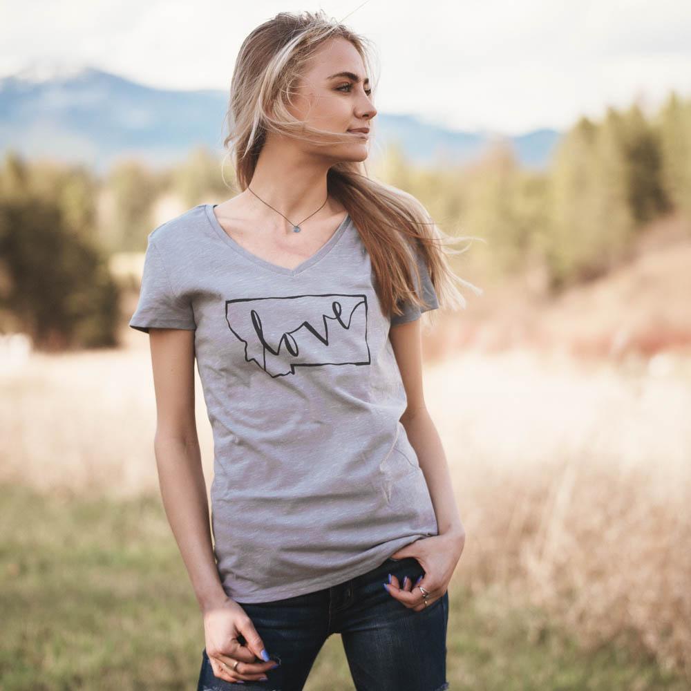 Love Letters V-Neck - MONTANA SHIRT CO.