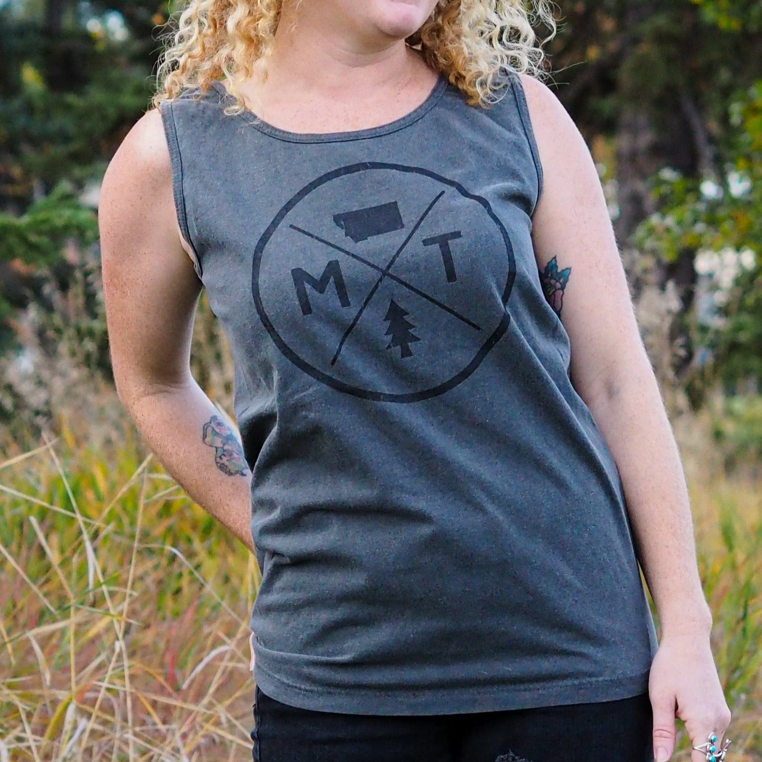 Montana Circle Logo Tank Top (unisex) - MONTANA SHIRT CO.