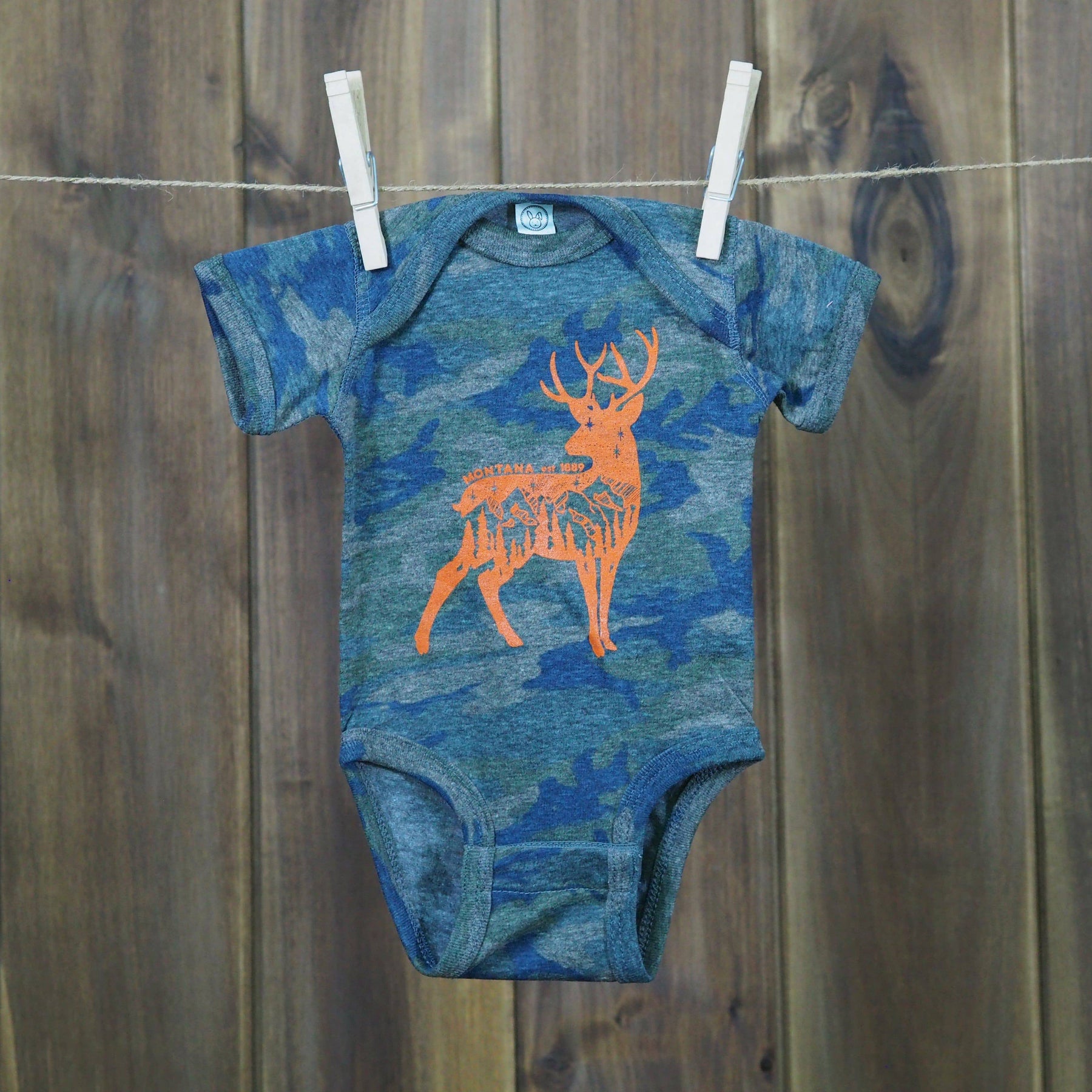 Camo Deer (onesie) - MONTANA SHIRT CO.