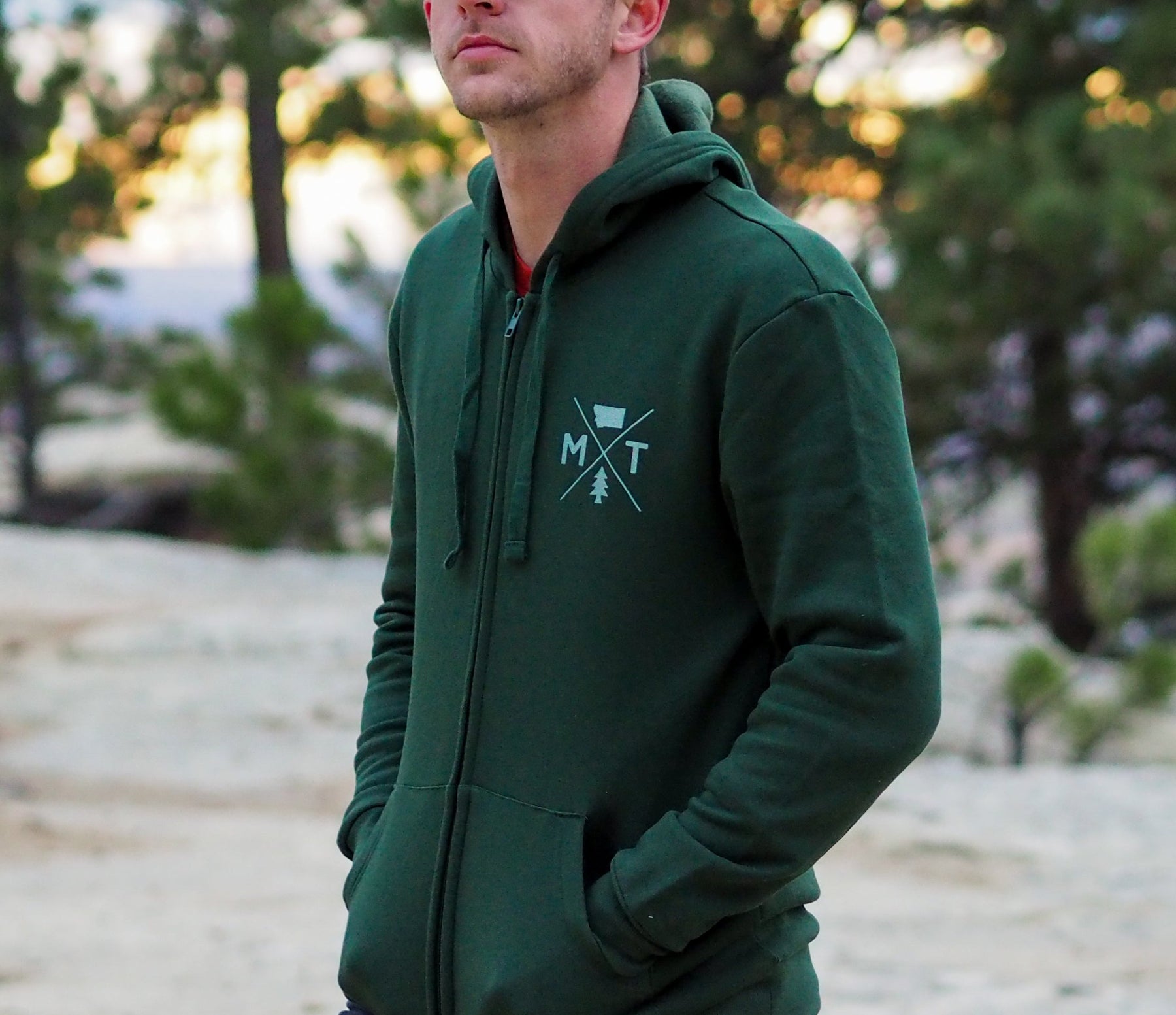 Montana Logo Zip Hoodie (unisex) - MONTANA SHIRT CO.