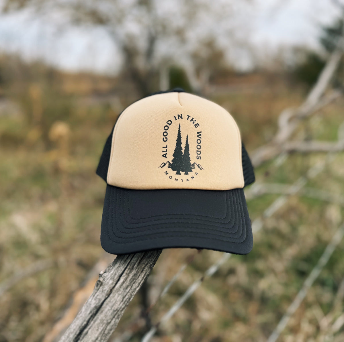 All Good in the Woods Foam Trucker - MONTANA SHIRT CO.