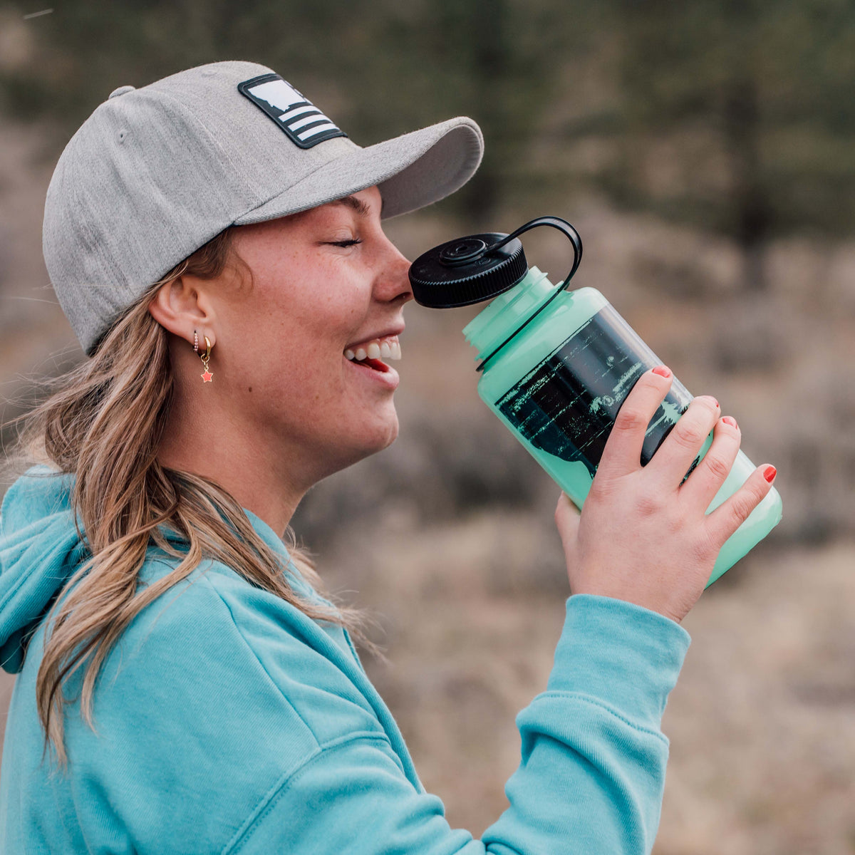 Alpine Forest Nalgene - GLOW IN THE DARK - MONTANA SHIRT CO.