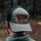 Alpine Forest Leather Patch Hat - MONTANA SHIRT CO.