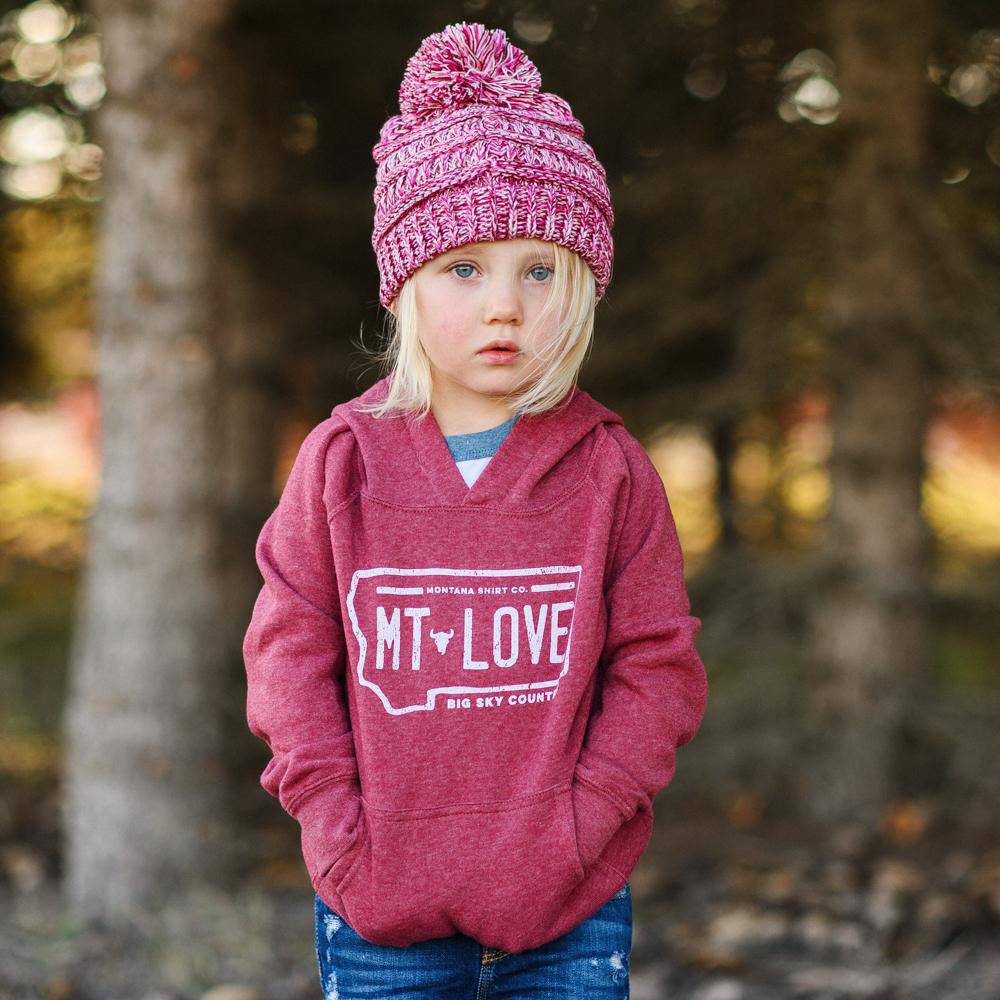 License Plate Love Hoodie (toddler) - MONTANA SHIRT CO.