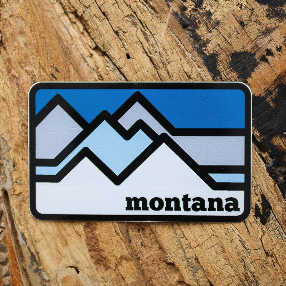 MT Colorblock Sticker - MONTANA SHIRT CO.