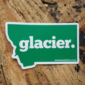 Glacier. Sticker - MONTANA SHIRT CO.