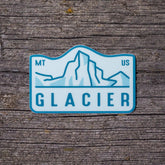 Iceberg Glacier National Park Sticker - MONTANA SHIRT CO.