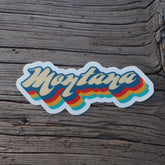 Retro Montana Stickers - MONTANA SHIRT CO.
