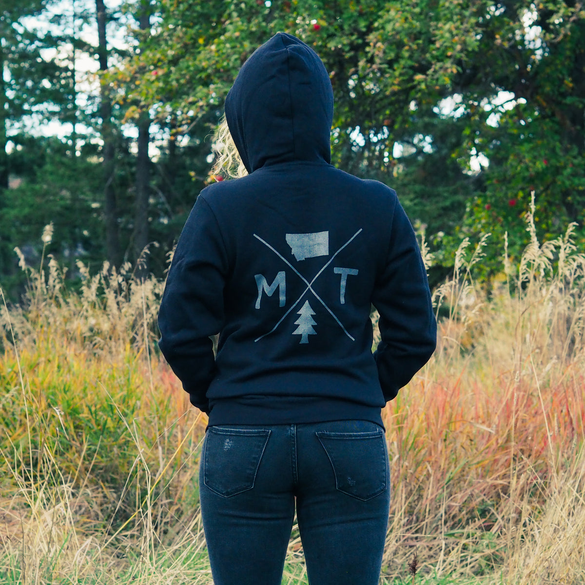 MT Logo Zip Hoodie (unisex) - MONTANA SHIRT CO.