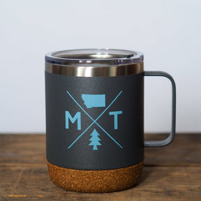 MT Logo Cork Camper Mug - MONTANA SHIRT CO.