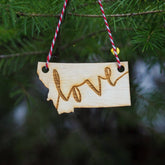 Love Letter Wood Ornament - MONTANA SHIRT CO.