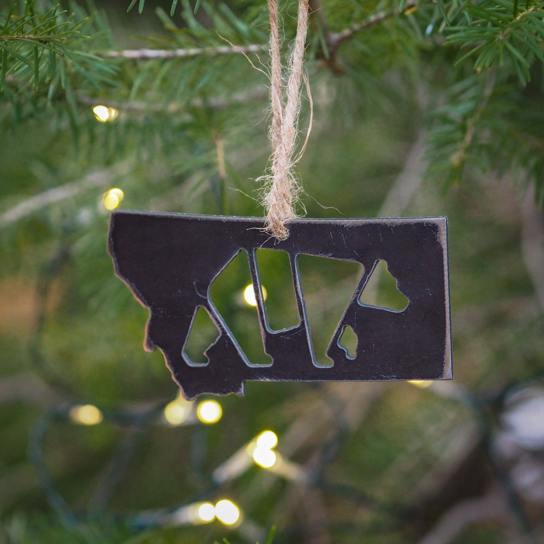 Montana Bear Metal Ornament - MONTANA SHIRT CO.