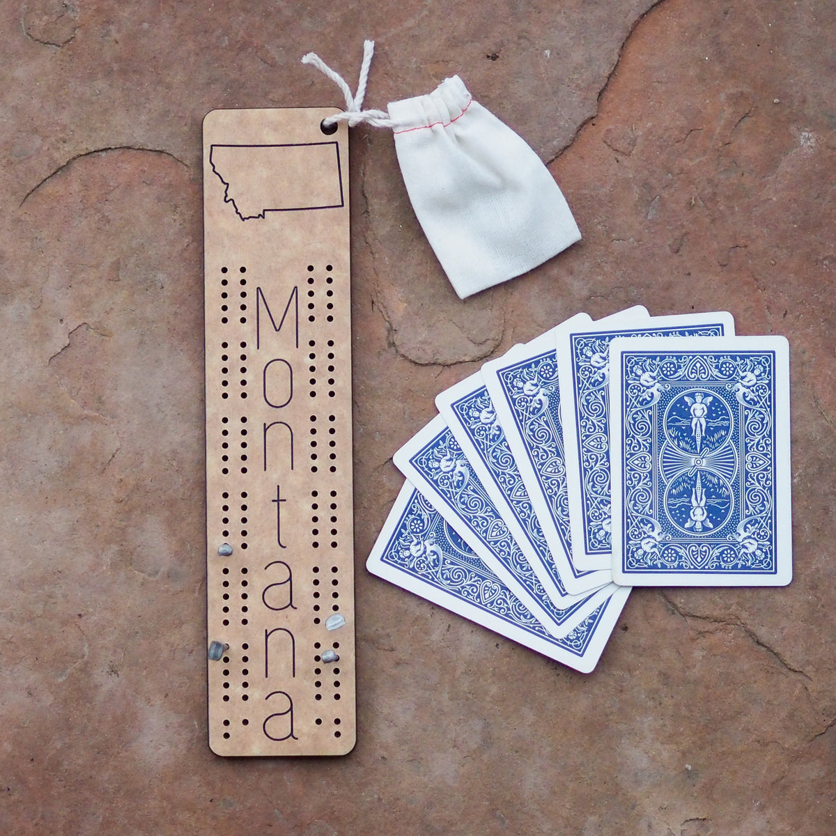 Montana Cribbage Board - MONTANA SHIRT CO.