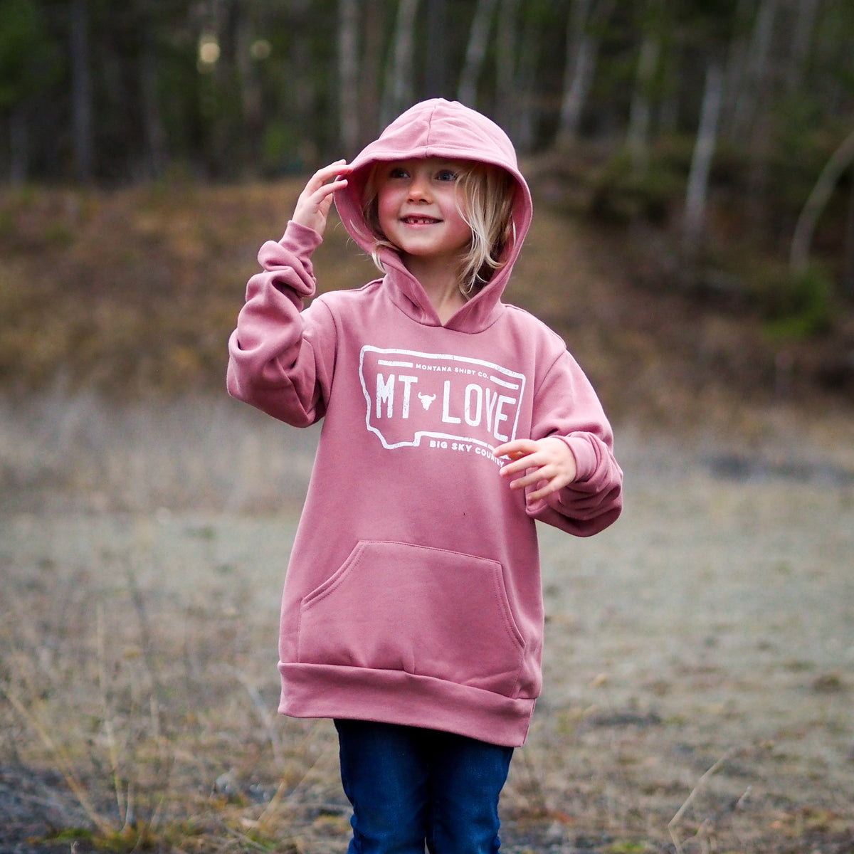 License Plate Love Hoodie (girls) - MONTANA SHIRT CO.