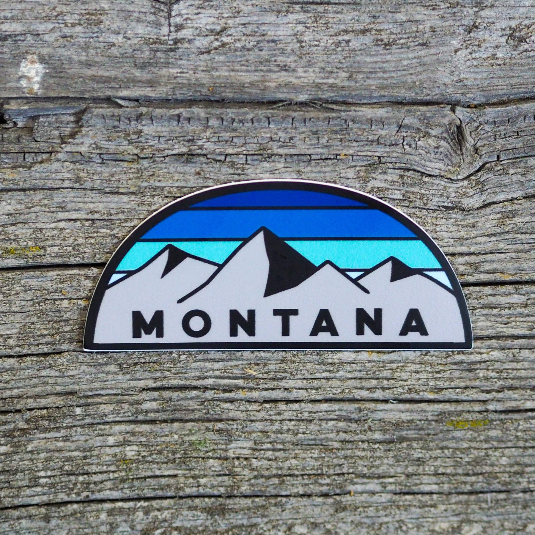 Crescent Mountains Sticker - MONTANA SHIRT CO.